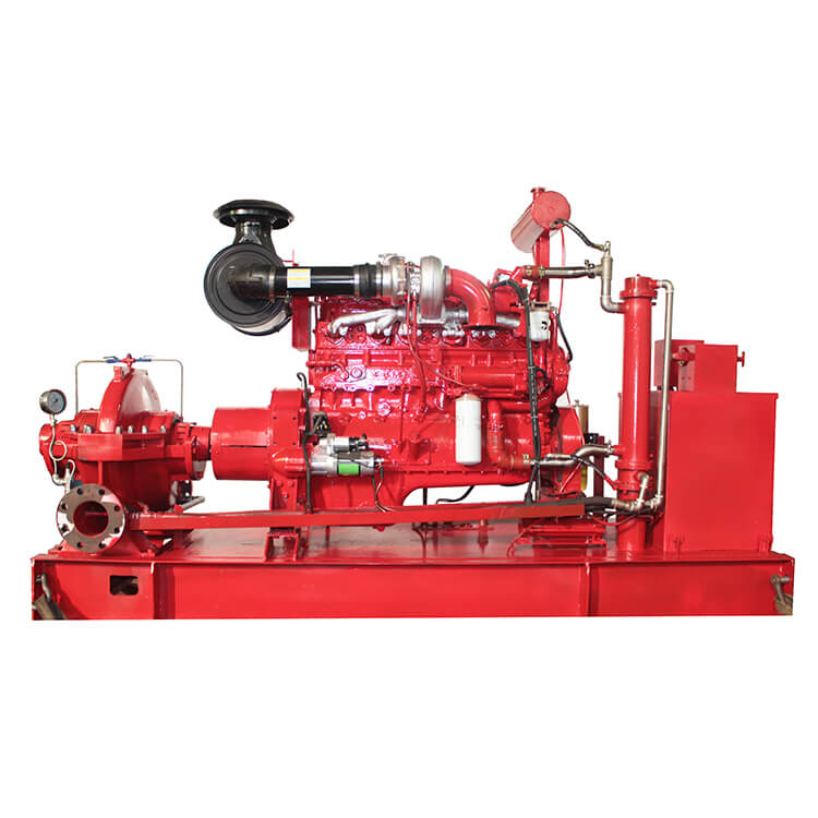 LSDS2.6 26.3 Cummins 4BT3.9-P50 Single Stage Double Suction Diesel Powered Water Pump -1