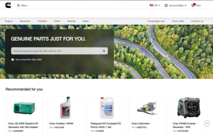 official cummins online shop