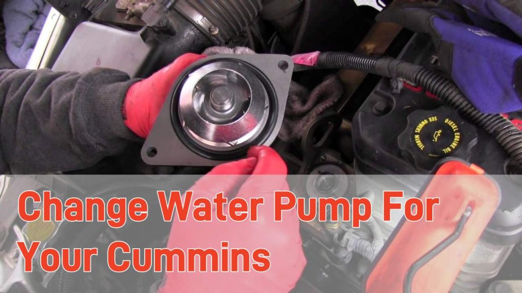 Cummins-water-pump-replacement