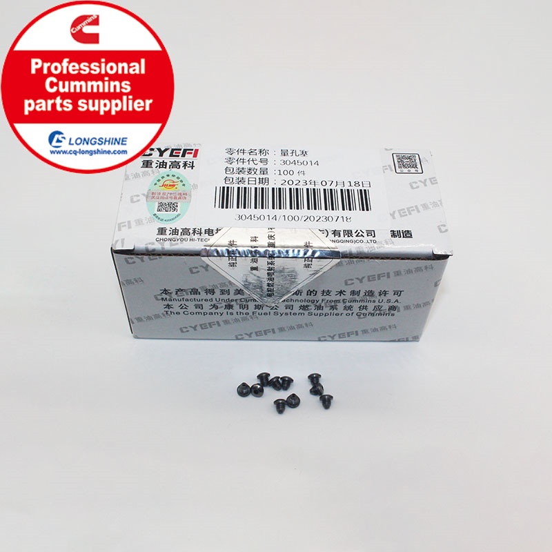 Cummins K19 KTA19 Injector Orifice Plug 3045014