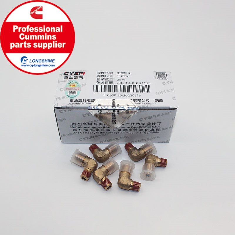 Cummins K50 KTA50 Male Adapter Elbow 116936