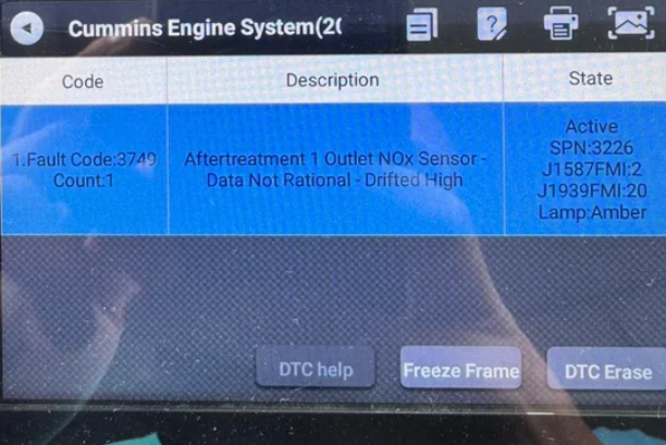 what are cummins fault codes