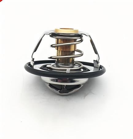 An engine thermostat, composed of a metal temperature-sensitive component, spring, and sealing structure, regulating coolant flow to maintain the engine's optimal operating temperature.