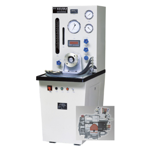 PT Vertical Fuel Pump Test Bench: Equipped with pressure gauges/flowmeters, it accurately tests fuel pump flow & pressure. Supports speed/temp adjustment to simulate real conditions, boosting testing efficiency & reducing engine issues.