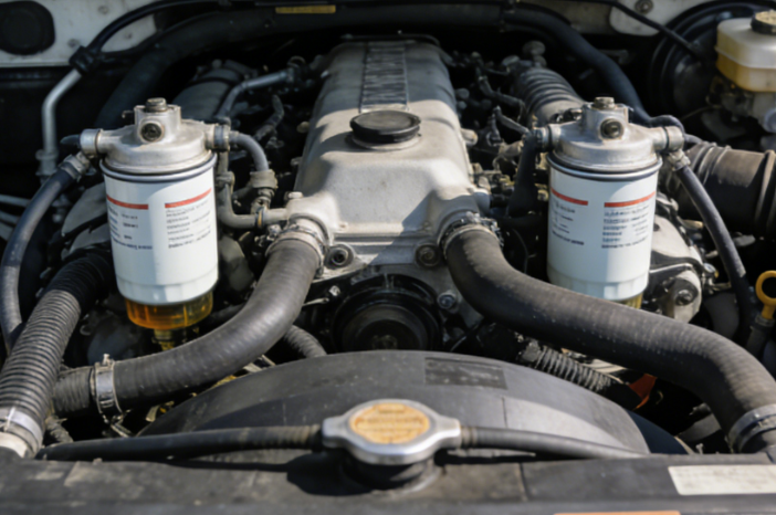 how many fuel filters on a 6.7 cummins