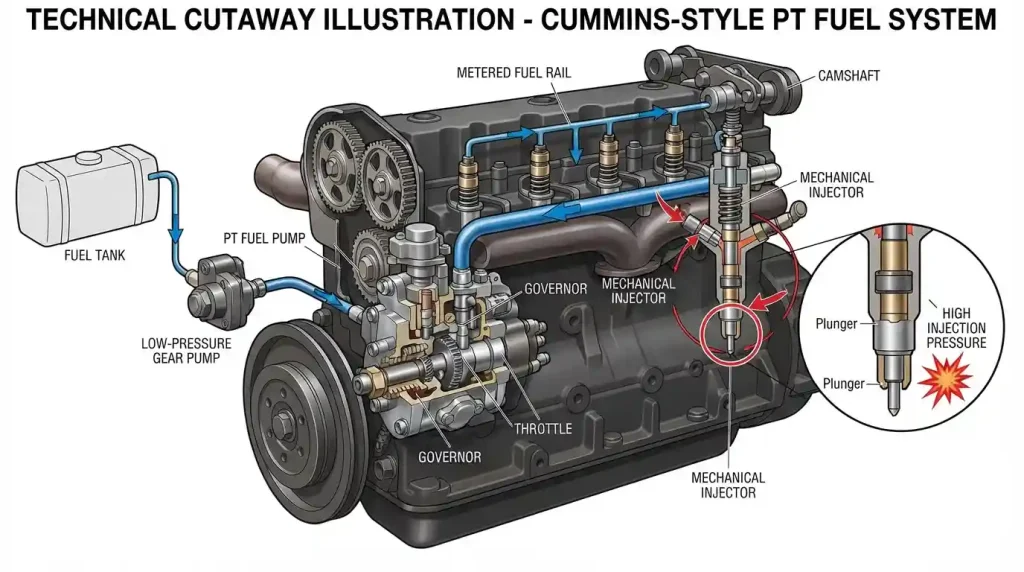 PT diesel fuel system