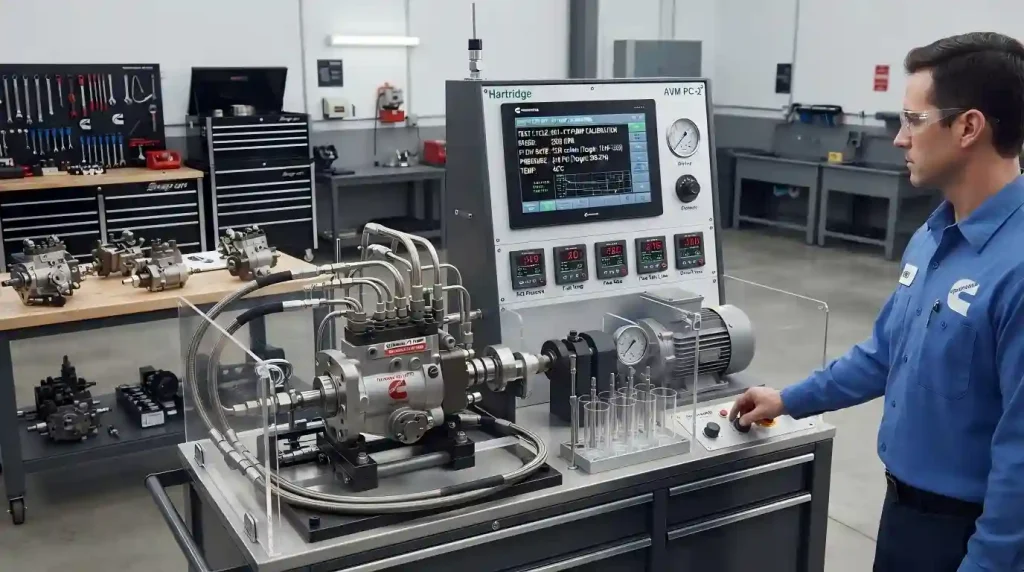 diesel fuel injection pump test bench